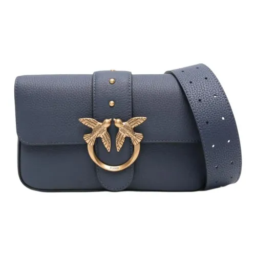 PINKO Love Birds series Кожа Сумка через плечо Женская Индиго