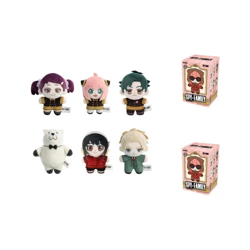 POP MART Шпион × Семья Character Collection Слепые коробки Один Mystery Коробка Целая коробка 6 шт