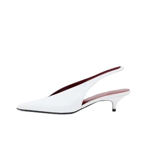 PROENZA SCHOULER Slash Узкий каблук Высокие каблуки 4CM Женские Белые