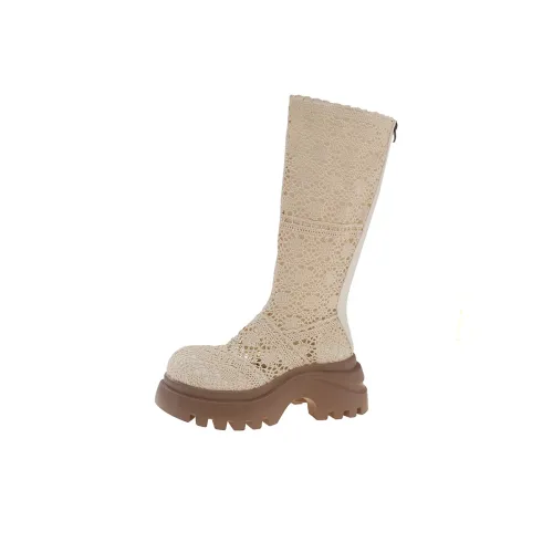 AJPAP Женские высокие сапоги на колено