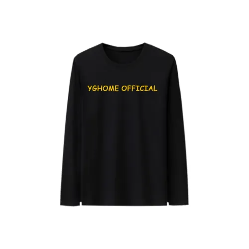 YGHOME OFFICIAL Черный Унисекс T-рубашки
