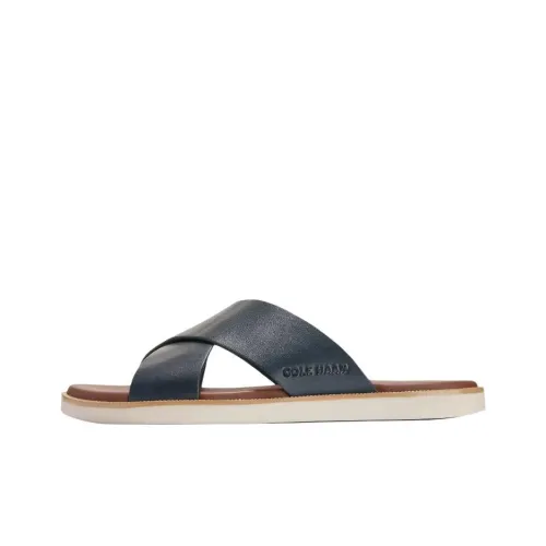 COLE HAAN Противоскользящие слипоны для мужчин морской синий