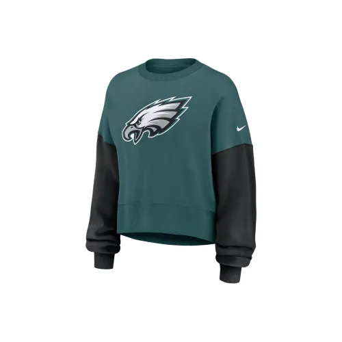 Nike Clothing Бирюзовый Женский Свитшот