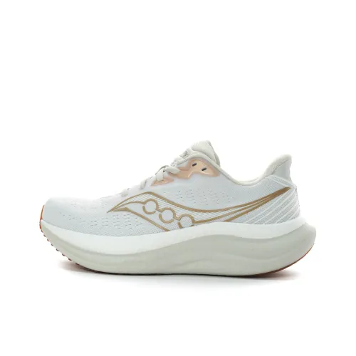 Saucony Triumph Victory 23 Low Топ Беговые кроссовки Женские Белые