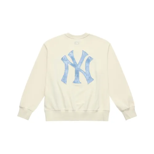 MLB MONOGRAM Коллекция New York Yankees 25FW Свитшот Унисекс Стандарт Айвори