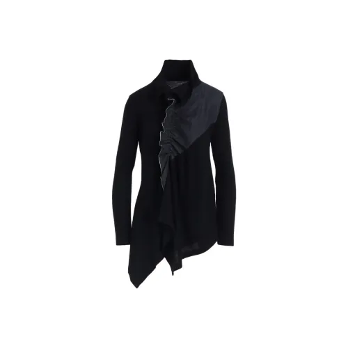 Yohji Yamamoto Индиго Женские T-рубашки