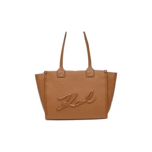 KARL LAGERFELD K SKUARE ПУ (полиуретан) Сумка через плечо Средняя Женская Карамель