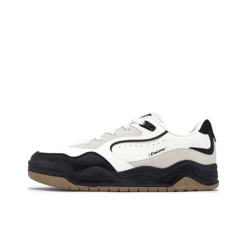 361° Model Burning 5,0 Устойчивые к истиранию амортизаторы Низкие Кроссовки для скейтбординга Женские Белые Черные