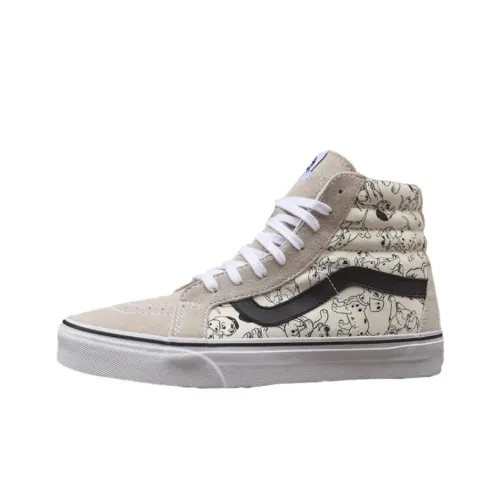 Disney x Vans Sk8 Hi Высокие Кроссовки для Скейтбординга Мужские Коричневые