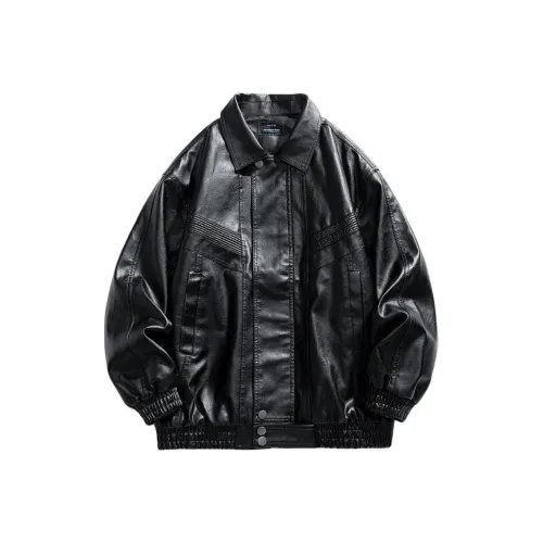 Vintage Cars Кожаная куртка Мужская