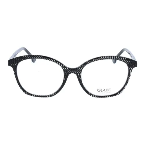 Glare Ацетат Кошачий глаз Оправы для очков Женские Черный
