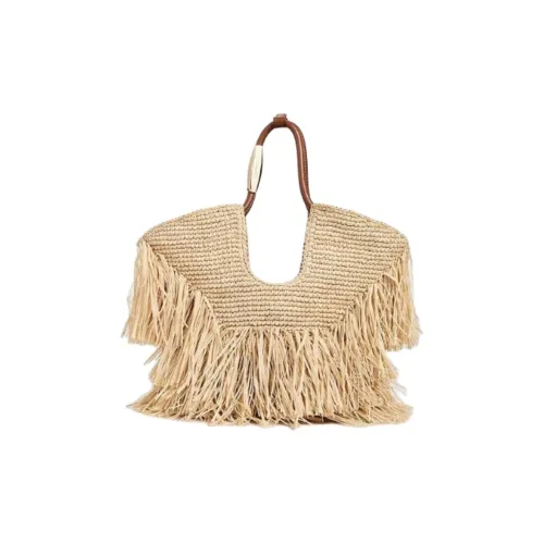Zimmermann Рафия Тоут Сумка Сумка для покупок Сумка через плечо Сумка Маленькая Женская Естественная