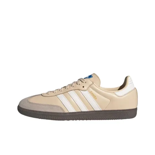 Adidas Originals SAMBA OG Скейтборд Кроссовки Унисекс Бежевые