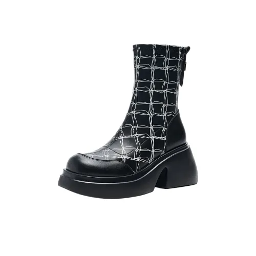 HR ботинки Martin черные женские