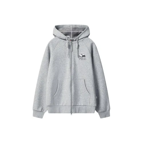 FILA HERITAGE Куртка Унисекс Фейерверк Облачный Серый