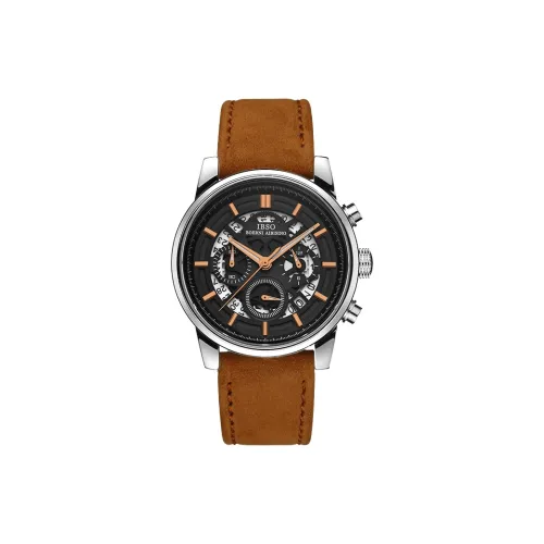 IBSO Time Космос Силуэт Коллекция Кварцевый механизм Естественная кожа Ремешок Часы Унисекс Белый циферблат