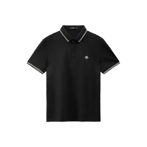 CAISEDI Черные Мужские T-Рубашки