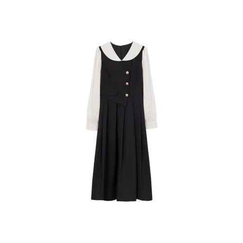 AURORA DIARY Длинное платье с длинными рукавами женское