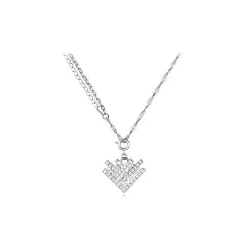 ATPLAY Белое золото с покрытием ожерелья Women's Silver