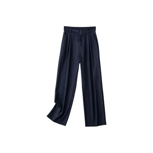 CHABER Темно-синий синий женский повседневный штаны