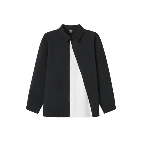 WAYNEXZAVIER Мужские Черные Рубашки