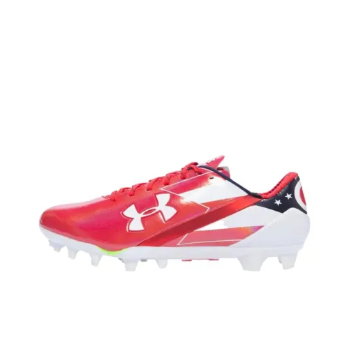 Under Armour UA Spotlight Футбольные бутсы Мужские Белый Красный