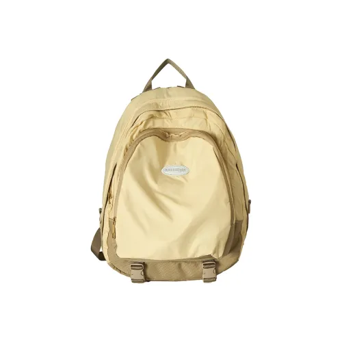 WRELS Нейлон Рюкзаки Хаки Школьный возраст