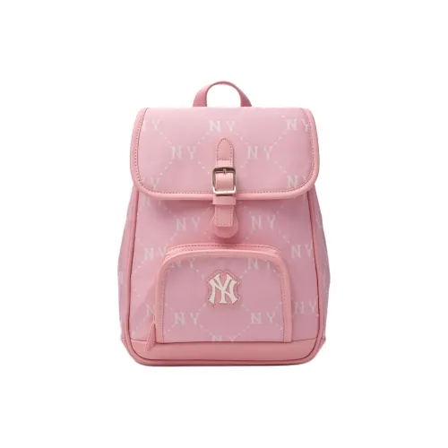 Mlb Base Logo Полиэстер Рюкзак Женские Розовый