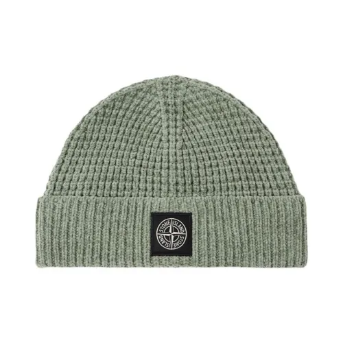 STONE ISLAND 100% хлопок Шапки-бини Унисекс Зеленый