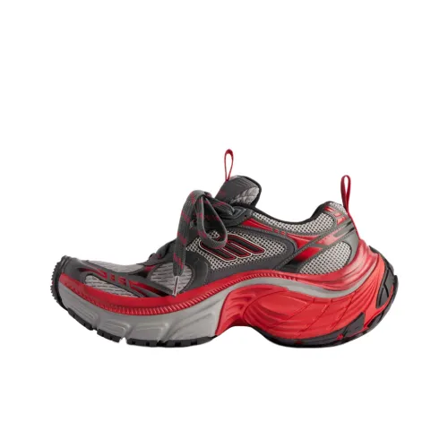 Balenciaga 6XL Низкий Топ Толстая Подошва Кроссовки Мужские Красно-Серые