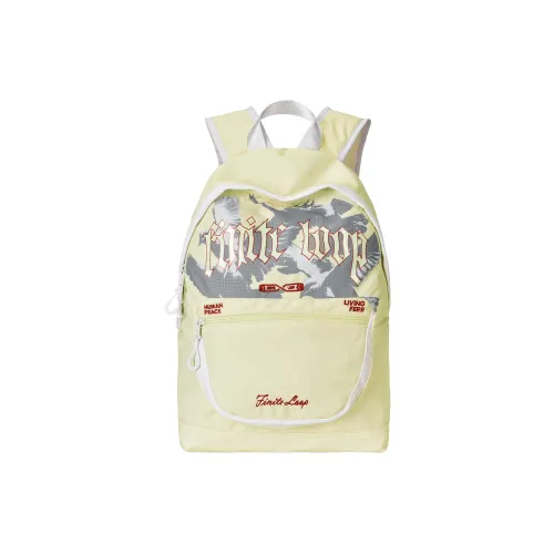 FINITE LOOP Бутылка Экологичный Ткань Рюкзак Унисекс Экрю