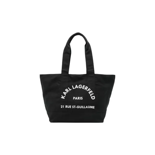 Karl Lagerfeld Переработанный хлопок Тоут Сумка Сумка для покупок Сумка на плечо Мужская Черная