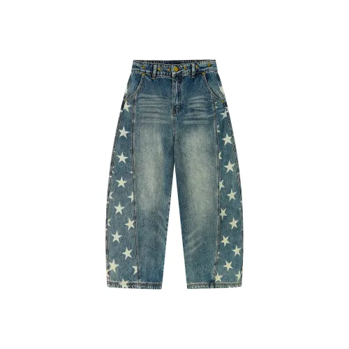 NewJnxs Starry Sky Ad Astra Джинсы Унисекс