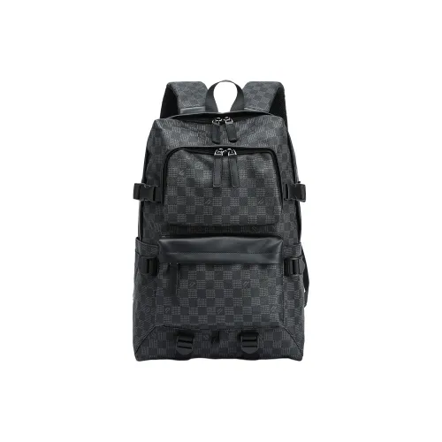 CARTELO ПУ (полиуретан) Рюкзак Унисекс Квадратный Черный