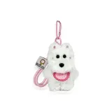 Украшение в виде щенка Вест-хайленд [Белый Розовый]