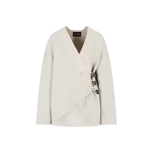 GIORGIO ARMANI Бежевый Женский Пальто