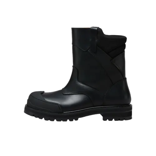 MARNI Пятнистый ботильоны мужской черный