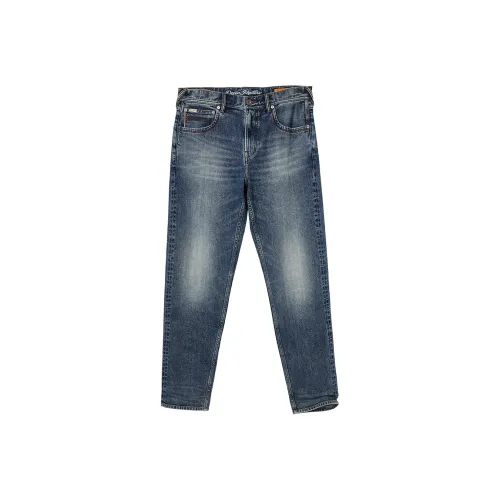 JACK JONES E39 Medium Blue Denim Men's Jeans JACK JONES E39 Средний Синий Деним Мужские Джинсы