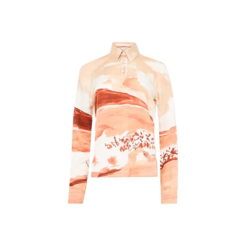 JW Anderson Red Women's Shirts JW Anderson Красные Женские Рубашки