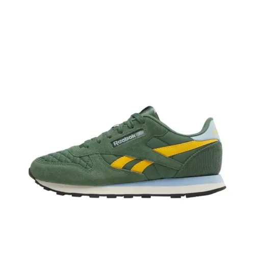 Reebok Classic Leather Low Топ Kids Lifestyle Shoes Зеленый Подростки