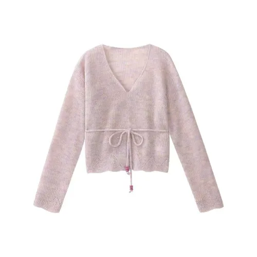 SYEEE WITH U Розовый Фиолетовый Женский Трикотаж