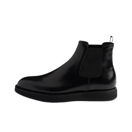 PRADA Короткий Челси Мужской Черный