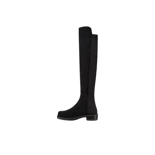 Stuart Weitzman SW 5050 Смелый Over The Knee Botинки 4CM Женские Черный