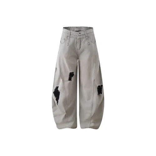 GBXM Light Gray Unisex Jeans GBXM Светло-серый унисекс джинсы