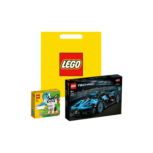 LEGO Technology Mechanical Set Bugatti Bolide Agile Blue Shopping Bag Building Blocks 905 pcs 42162