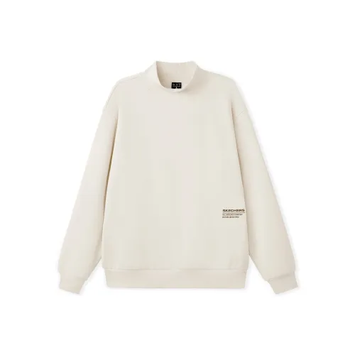 Skechers Айвори Белый 001J Унисекс Свитшоты