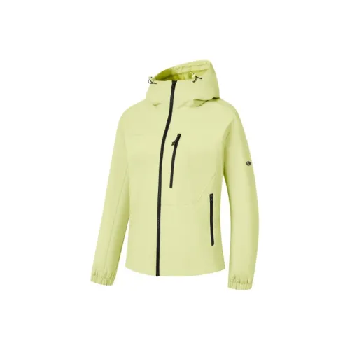 QIAODAN Эльфийский зеленый Женский тренч