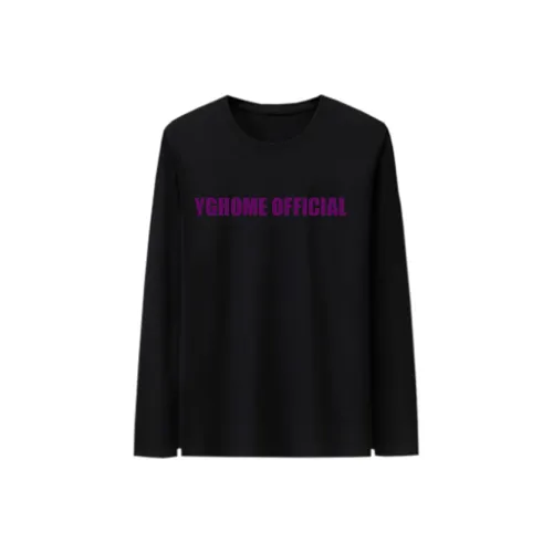 YGHOME OFFICIAL Черный Унисекс T-рубашки
