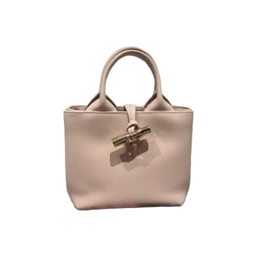 LONGCHAMP Le Roseau Сумка через плечо из телячьей кожи женская светло-розовая