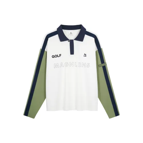 Magn Lens Белый Мужская T-Рубашка